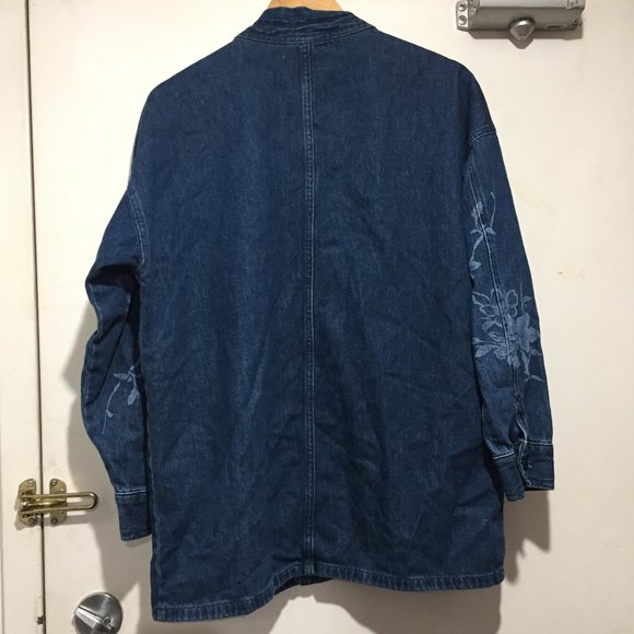 MANGO OPEN FRONT DENIM JACKETS ONE SIZE - Picture 5 of 6